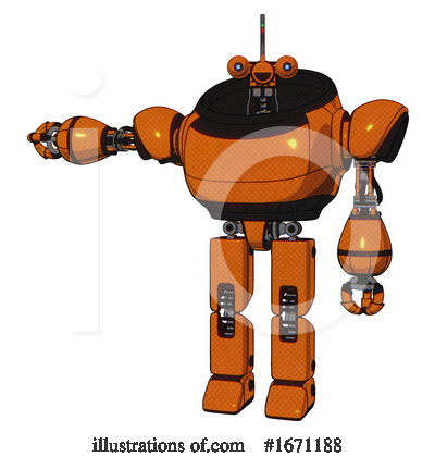 Royalty-Free (RF) Robot Clipart Illustration by Leo Blanchette - Stock Sample #1671188