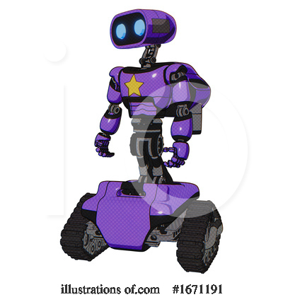 Royalty-Free (RF) Robot Clipart Illustration by Leo Blanchette - Stock Sample #1671191