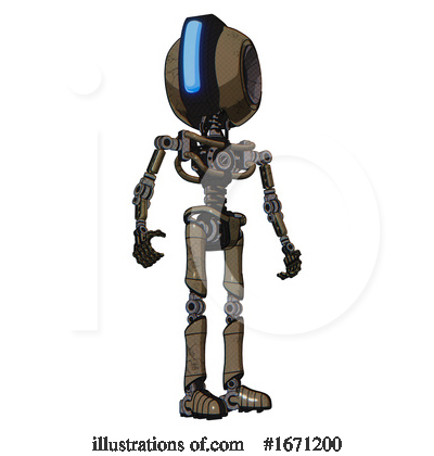 Royalty-Free (RF) Robot Clipart Illustration by Leo Blanchette - Stock Sample #1671200