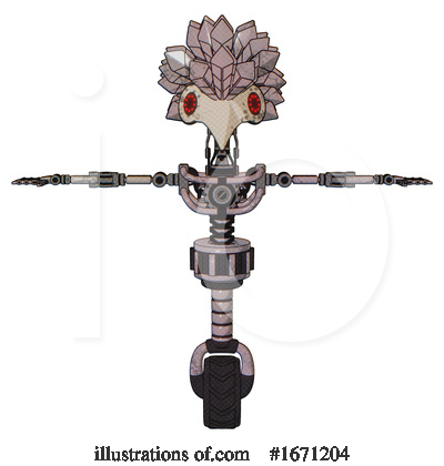 Royalty-Free (RF) Robot Clipart Illustration by Leo Blanchette - Stock Sample #1671204