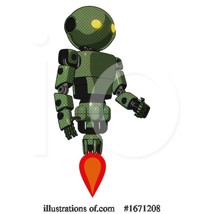 Royalty-Free (RF) Robot Clipart Illustration by Leo Blanchette - Stock Sample #1671208