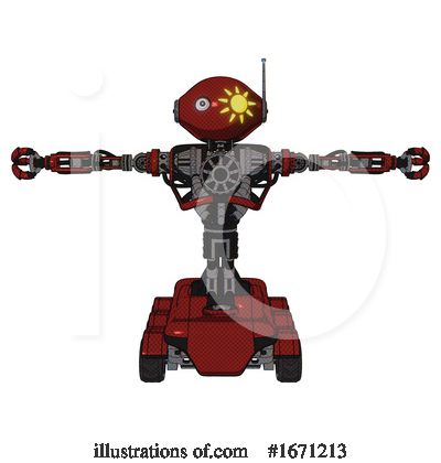 Royalty-Free (RF) Robot Clipart Illustration by Leo Blanchette - Stock Sample #1671213