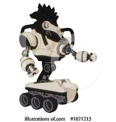 Royalty-Free (RF) Robot Clipart Illustration by Leo Blanchette - Stock Sample #1671215