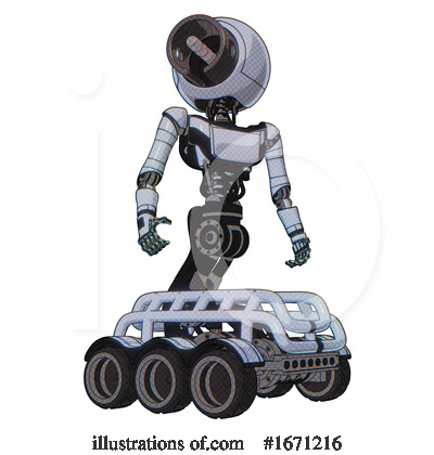 Royalty-Free (RF) Robot Clipart Illustration by Leo Blanchette - Stock Sample #1671216