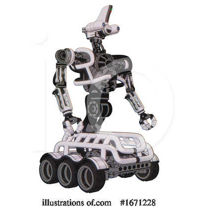 Royalty-Free (RF) Robot Clipart Illustration by Leo Blanchette - Stock Sample #1671228