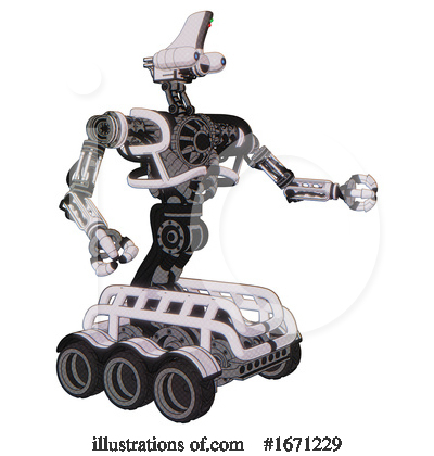 Royalty-Free (RF) Robot Clipart Illustration by Leo Blanchette - Stock Sample #1671229