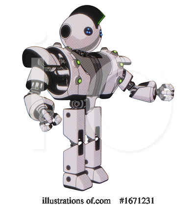 Royalty-Free (RF) Robot Clipart Illustration by Leo Blanchette - Stock Sample #1671231