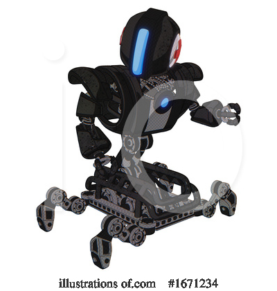 Royalty-Free (RF) Robot Clipart Illustration by Leo Blanchette - Stock Sample #1671234