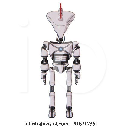 Royalty-Free (RF) Robot Clipart Illustration by Leo Blanchette - Stock Sample #1671236