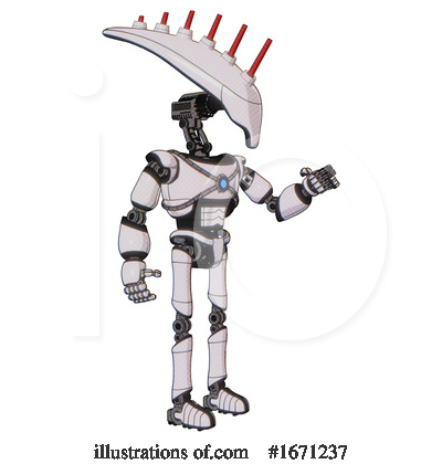 Royalty-Free (RF) Robot Clipart Illustration by Leo Blanchette - Stock Sample #1671237