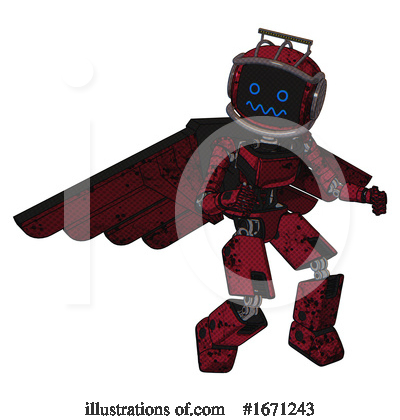 Royalty-Free (RF) Robot Clipart Illustration by Leo Blanchette - Stock Sample #1671243