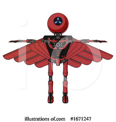 Royalty-Free (RF) Robot Clipart Illustration by Leo Blanchette - Stock Sample #1671247