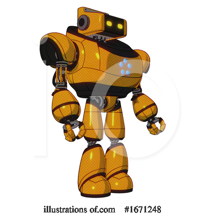 Royalty-Free (RF) Robot Clipart Illustration by Leo Blanchette - Stock Sample #1671248