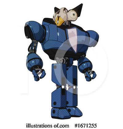 Royalty-Free (RF) Robot Clipart Illustration by Leo Blanchette - Stock Sample #1671255