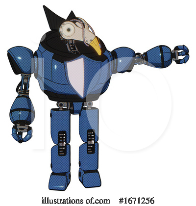 Royalty-Free (RF) Robot Clipart Illustration by Leo Blanchette - Stock Sample #1671256
