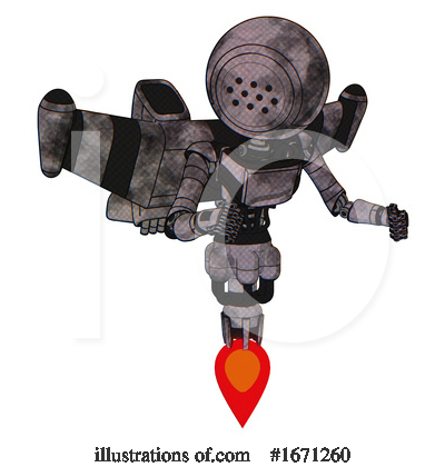 Royalty-Free (RF) Robot Clipart Illustration by Leo Blanchette - Stock Sample #1671260