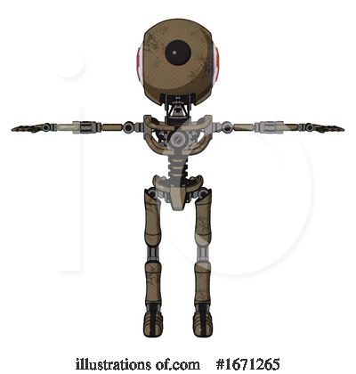 Royalty-Free (RF) Robot Clipart Illustration by Leo Blanchette - Stock Sample #1671265