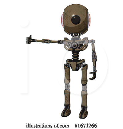 Royalty-Free (RF) Robot Clipart Illustration by Leo Blanchette - Stock Sample #1671266