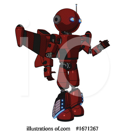 Royalty-Free (RF) Robot Clipart Illustration by Leo Blanchette - Stock Sample #1671267