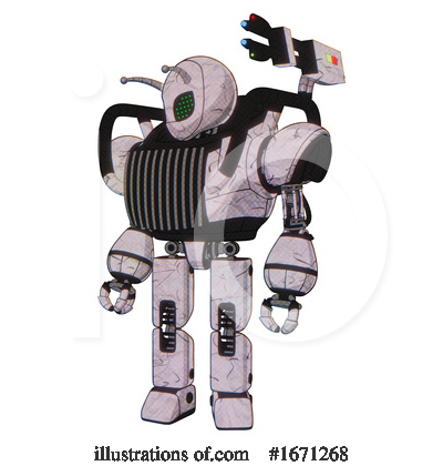 Royalty-Free (RF) Robot Clipart Illustration by Leo Blanchette - Stock Sample #1671268