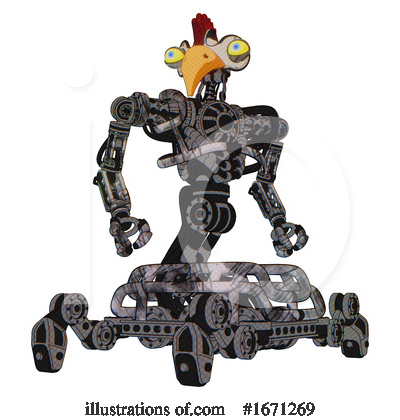 Royalty-Free (RF) Robot Clipart Illustration by Leo Blanchette - Stock Sample #1671269
