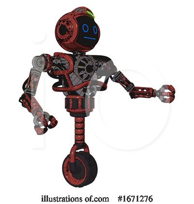 Royalty-Free (RF) Robot Clipart Illustration by Leo Blanchette - Stock Sample #1671276