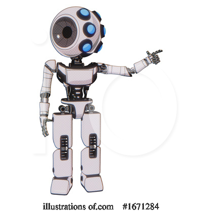 Royalty-Free (RF) Robot Clipart Illustration by Leo Blanchette - Stock Sample #1671284