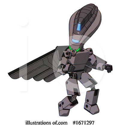 Royalty-Free (RF) Robot Clipart Illustration by Leo Blanchette - Stock Sample #1671297