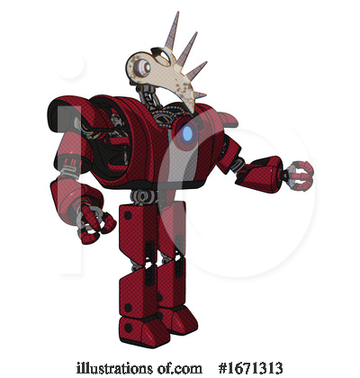 Royalty-Free (RF) Robot Clipart Illustration by Leo Blanchette - Stock Sample #1671313