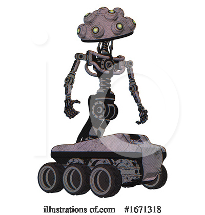 Royalty-Free (RF) Robot Clipart Illustration by Leo Blanchette - Stock Sample #1671318