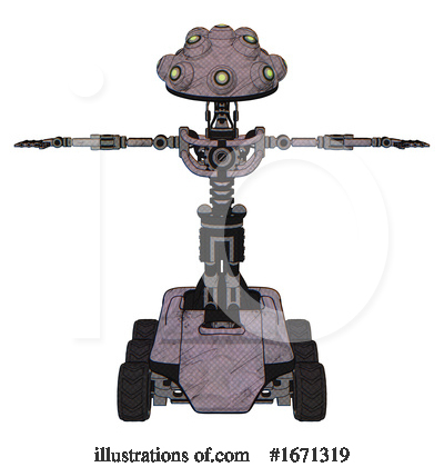 Royalty-Free (RF) Robot Clipart Illustration by Leo Blanchette - Stock Sample #1671319