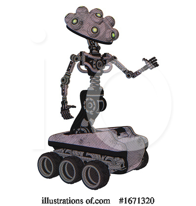Royalty-Free (RF) Robot Clipart Illustration by Leo Blanchette - Stock Sample #1671320