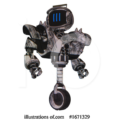 Royalty-Free (RF) Robot Clipart Illustration by Leo Blanchette - Stock Sample #1671329