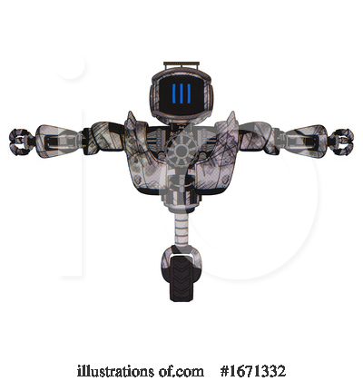 Royalty-Free (RF) Robot Clipart Illustration by Leo Blanchette - Stock Sample #1671332