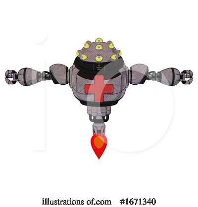 Royalty-Free (RF) Robot Clipart Illustration by Leo Blanchette - Stock Sample #1671340