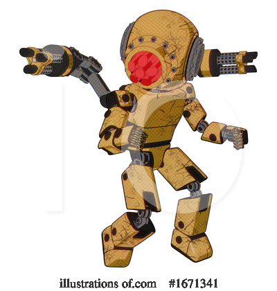 Royalty-Free (RF) Robot Clipart Illustration by Leo Blanchette - Stock Sample #1671341