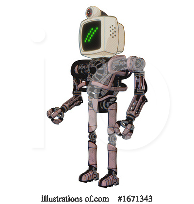 Royalty-Free (RF) Robot Clipart Illustration by Leo Blanchette - Stock Sample #1671343