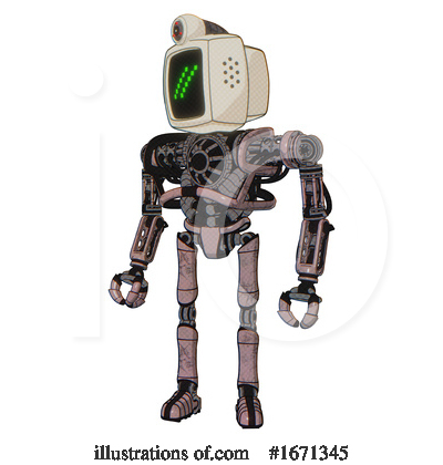 Royalty-Free (RF) Robot Clipart Illustration by Leo Blanchette - Stock Sample #1671345