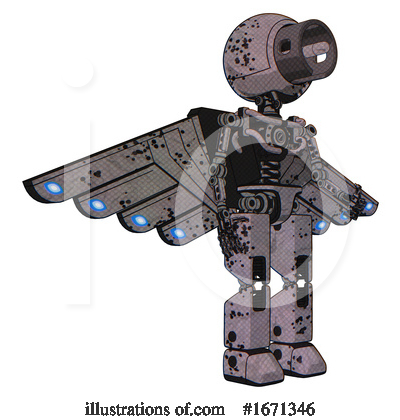 Royalty-Free (RF) Robot Clipart Illustration by Leo Blanchette - Stock Sample #1671346