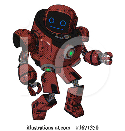 Royalty-Free (RF) Robot Clipart Illustration by Leo Blanchette - Stock Sample #1671350