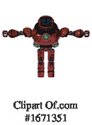 Robot Clipart #1671351 by Leo Blanchette