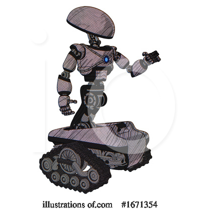 Royalty-Free (RF) Robot Clipart Illustration by Leo Blanchette - Stock Sample #1671354