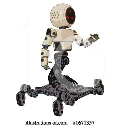 Royalty-Free (RF) Robot Clipart Illustration by Leo Blanchette - Stock Sample #1671357