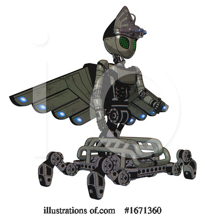 Royalty-Free (RF) Robot Clipart Illustration by Leo Blanchette - Stock Sample #1671360