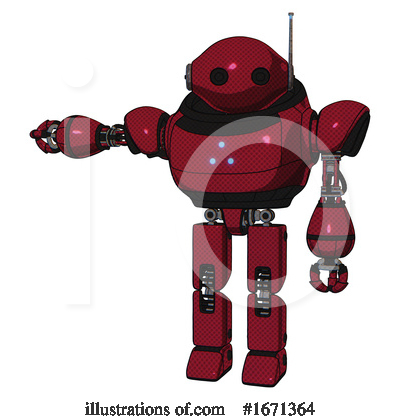 Royalty-Free (RF) Robot Clipart Illustration by Leo Blanchette - Stock Sample #1671364