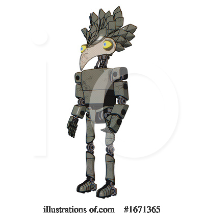 Royalty-Free (RF) Robot Clipart Illustration by Leo Blanchette - Stock Sample #1671365
