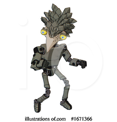 Royalty-Free (RF) Robot Clipart Illustration by Leo Blanchette - Stock Sample #1671366