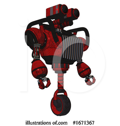 Royalty-Free (RF) Robot Clipart Illustration by Leo Blanchette - Stock Sample #1671367