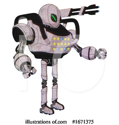 Royalty-Free (RF) Robot Clipart Illustration by Leo Blanchette - Stock Sample #1671375