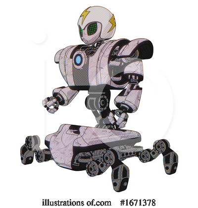 Royalty-Free (RF) Robot Clipart Illustration by Leo Blanchette - Stock Sample #1671378